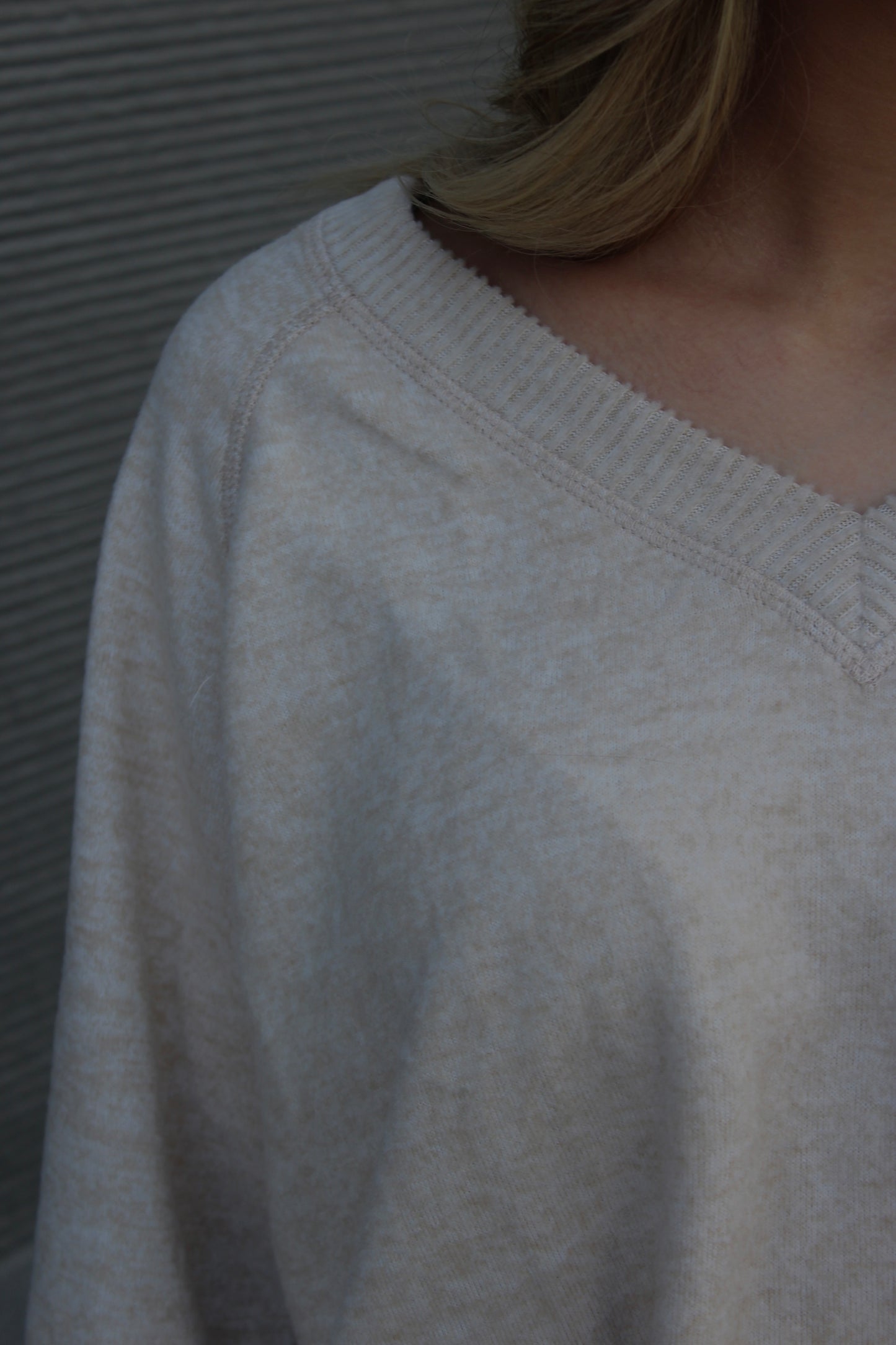 Amelia Contrast Knit Sweater